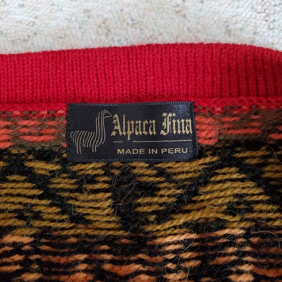 LAST CHANCE Alpaca Fina | wool button down cardigan | Med - Picture 6 of 7